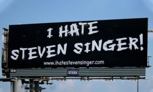 Steven Singer billboard