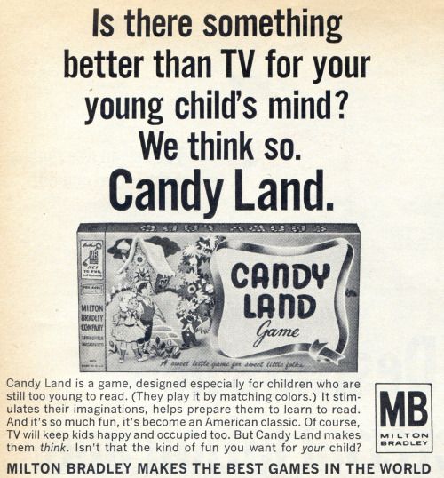 candy land board game 1950