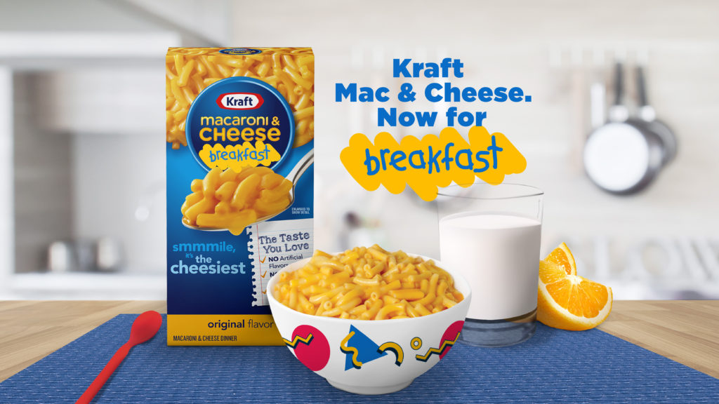 Kraft Mac & Cheese for breakfast