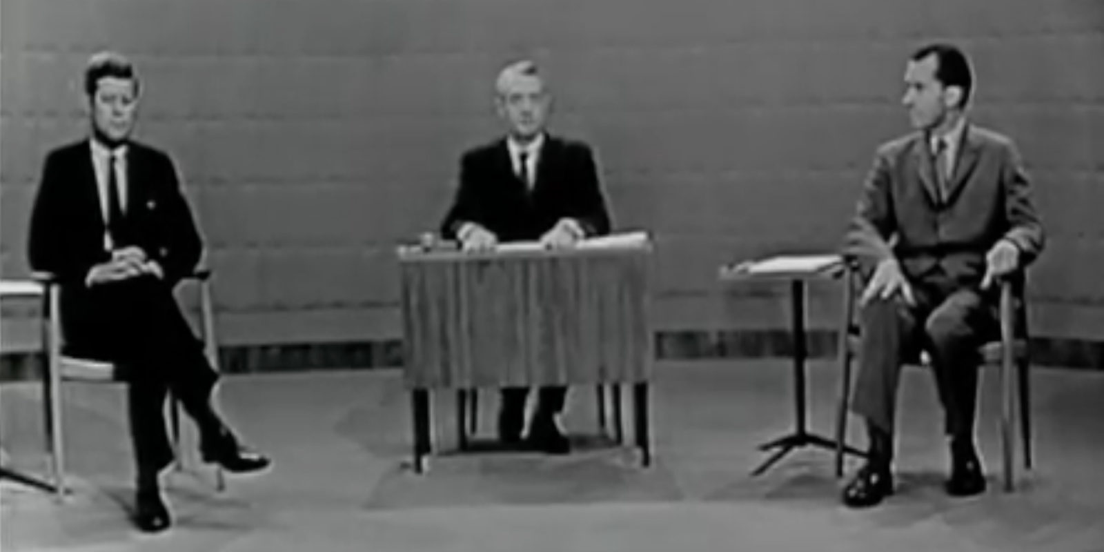 Kennedy and Nixon presidential debate 1960