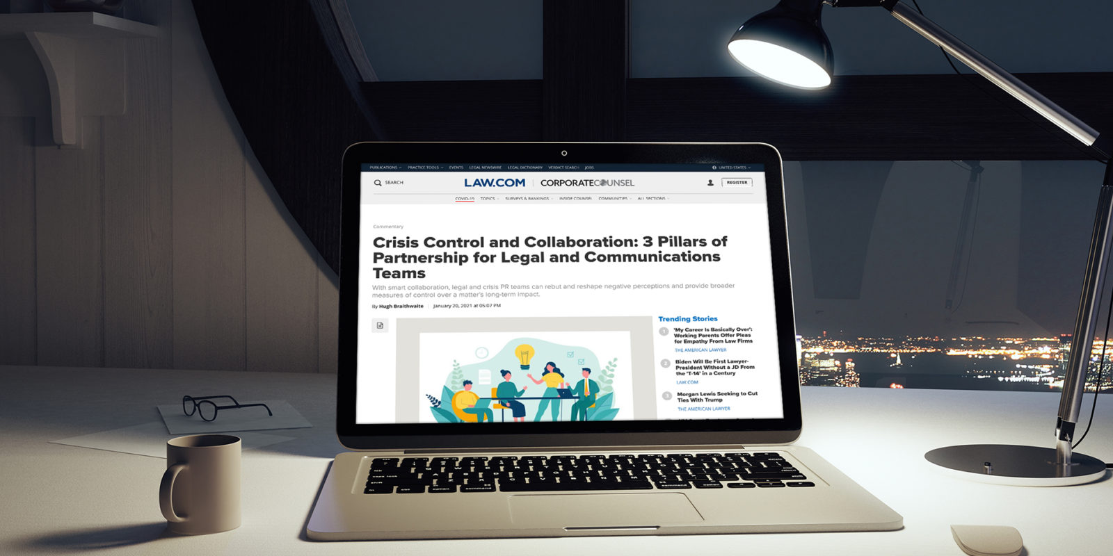 Feature: Law.com Article on Partnership Between Legal and Communications Pros