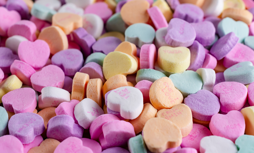 Candy Hearts Tell a Story