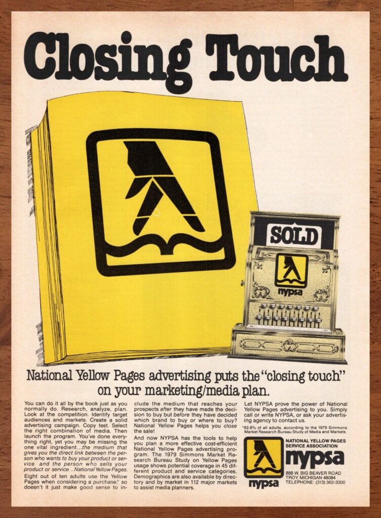 yellow pages ad